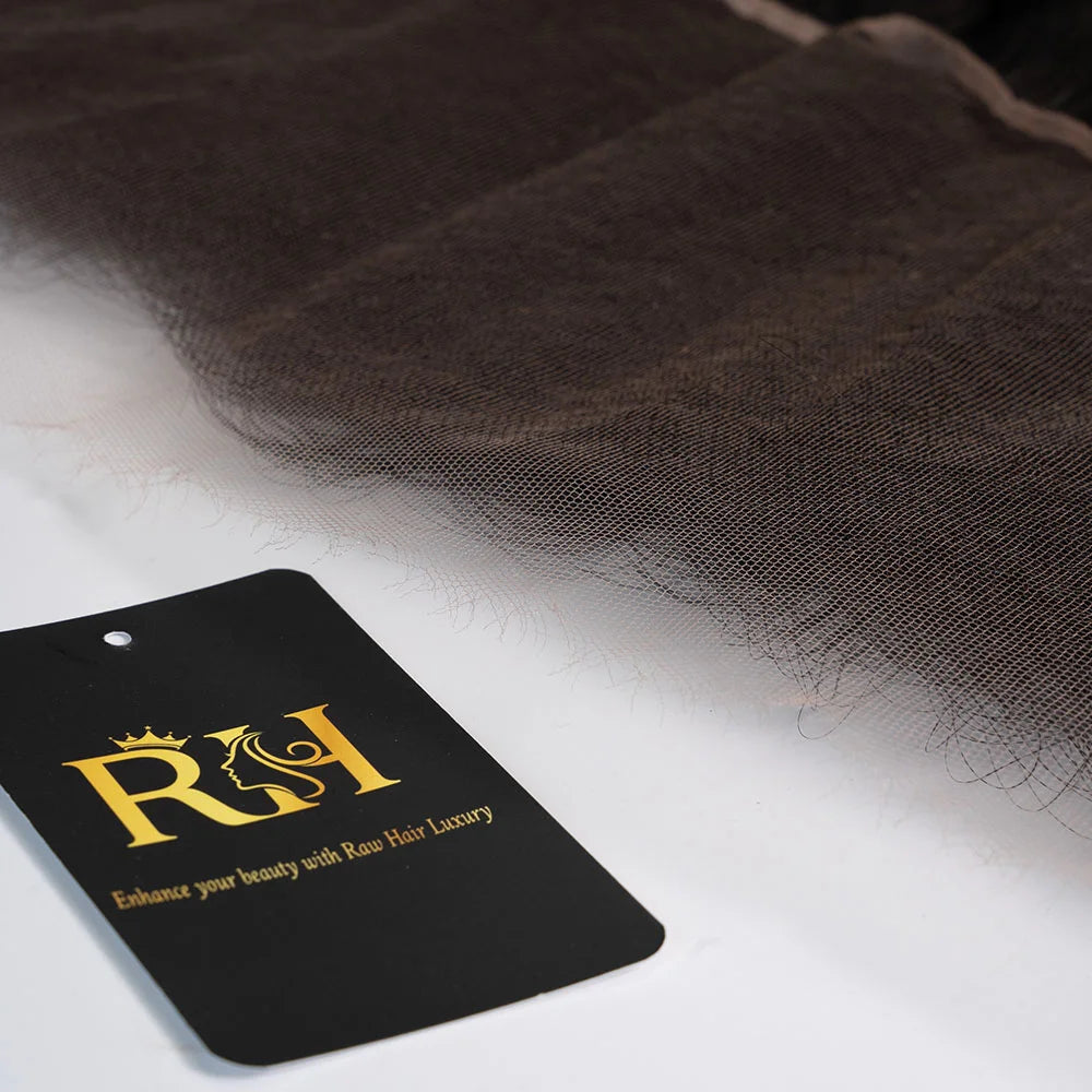13×6 HD SWISS FRONTAL – Raw SEA Wavy Natural color