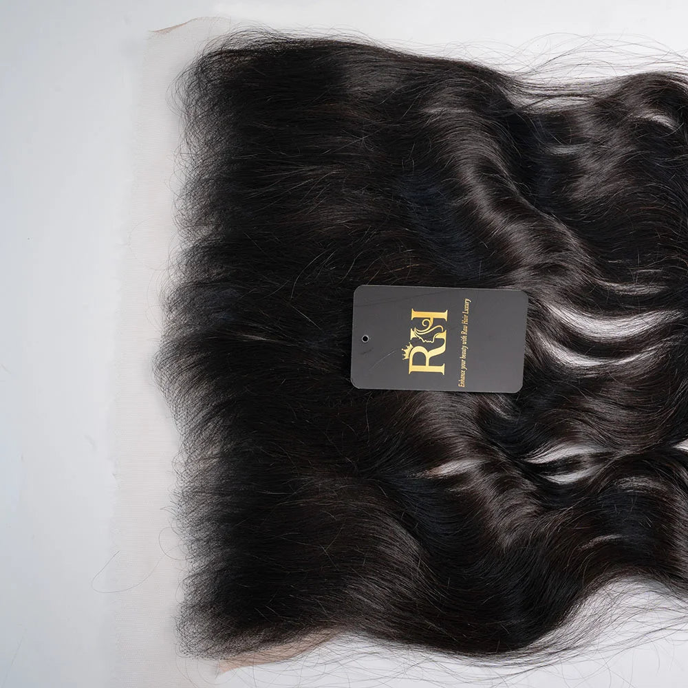 13×6 HD SWISS FRONTAL – Raw SEA Wavy Natural color