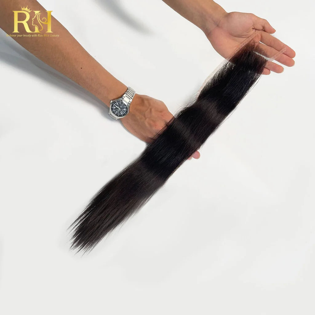2×6 HD SWISS CLOSURE – Raw SEA Straight – Natural Color