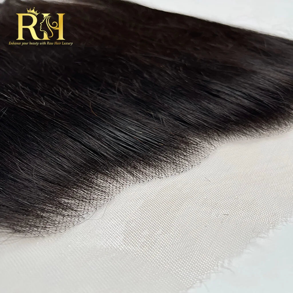 13×6 HD SWISS FRONTAL – Raw SEA Straight Natural color