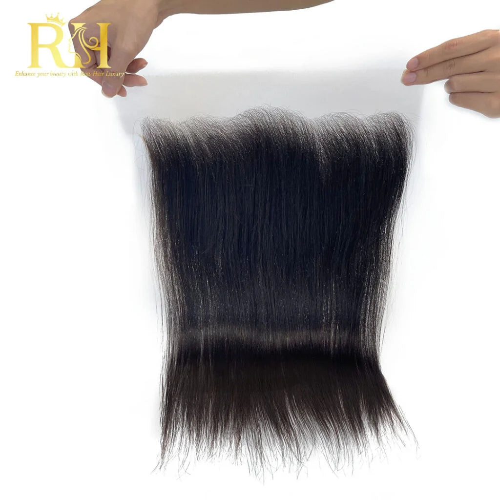 13×6 HD SWISS FRONTAL – Raw SEA Straight Natural color