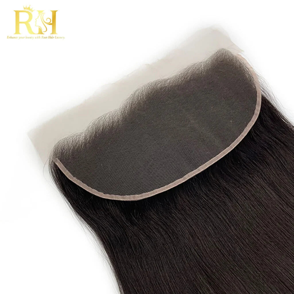 13×6 HD SWISS FRONTAL – Raw SEA Straight Natural color