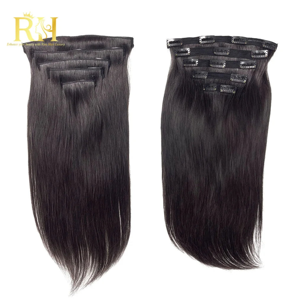 Clip In Raw SEA Straight hair – Natural color