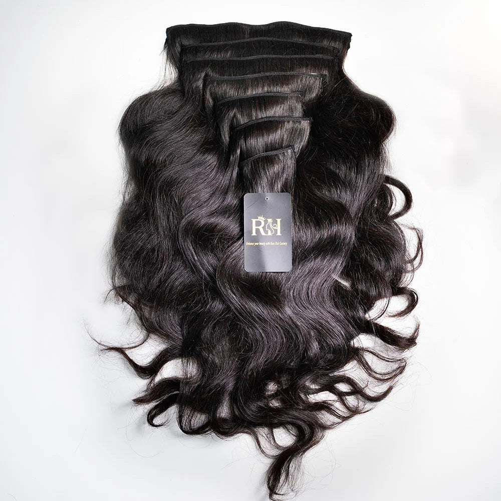 Clip In Raw SEA Wavy hair – Natural color