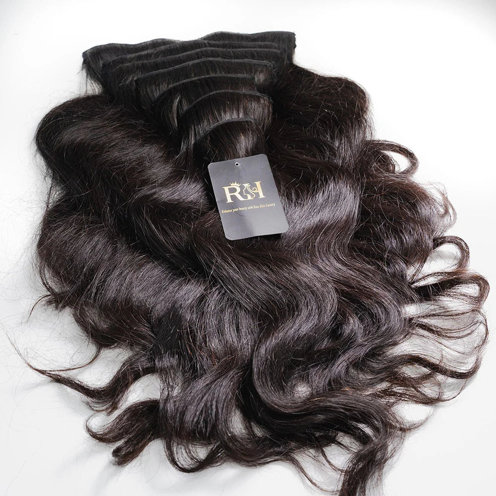 Clip In Raw SEA Wavy hair – Natural color