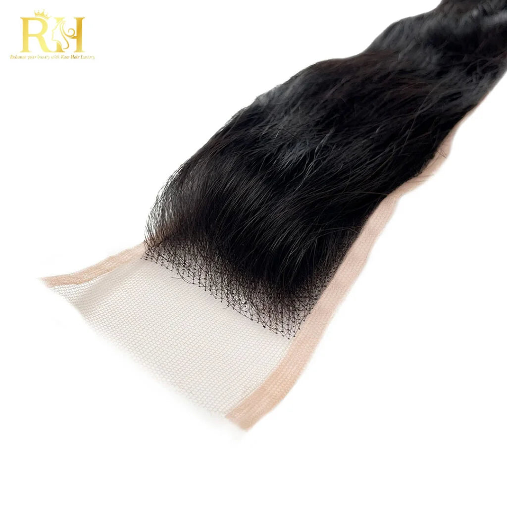 2×6 HD Swiss Closure – Raw SEA Wavy – Natural Color