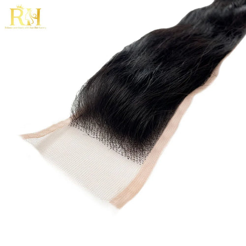 2×6 HD Swiss Closure – Raw SEA Wavy – Natural Color