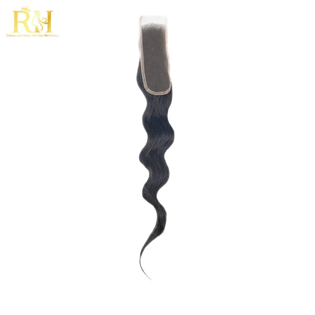 2×6 HD Swiss Closure – Raw SEA Wavy – Natural Color