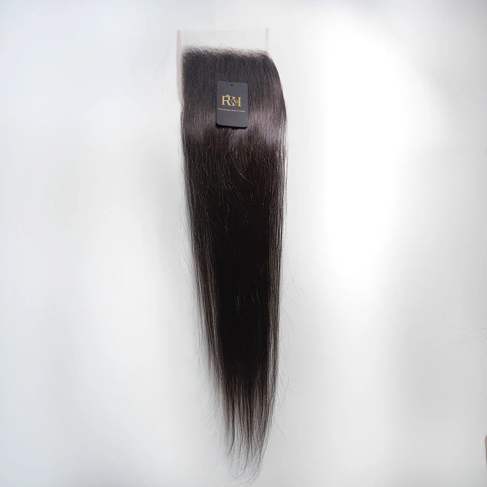 6×6 HD SWISS CLOSURE – Raw SEA Straight – Natural Color