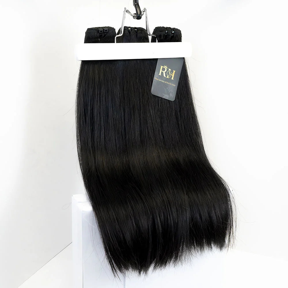 RAW SEA STRAIGHT BUNDLE – DYED BLACK
